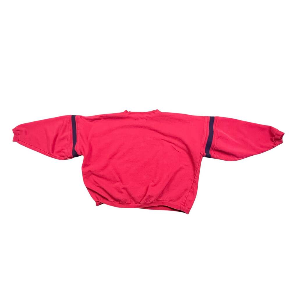Vintage E.N.U.F. Internationale Graphic Sweatshirt Red - Picture 3 of 8